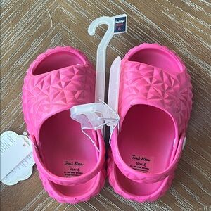 Pink First Steps Kids Shoes/Crocs